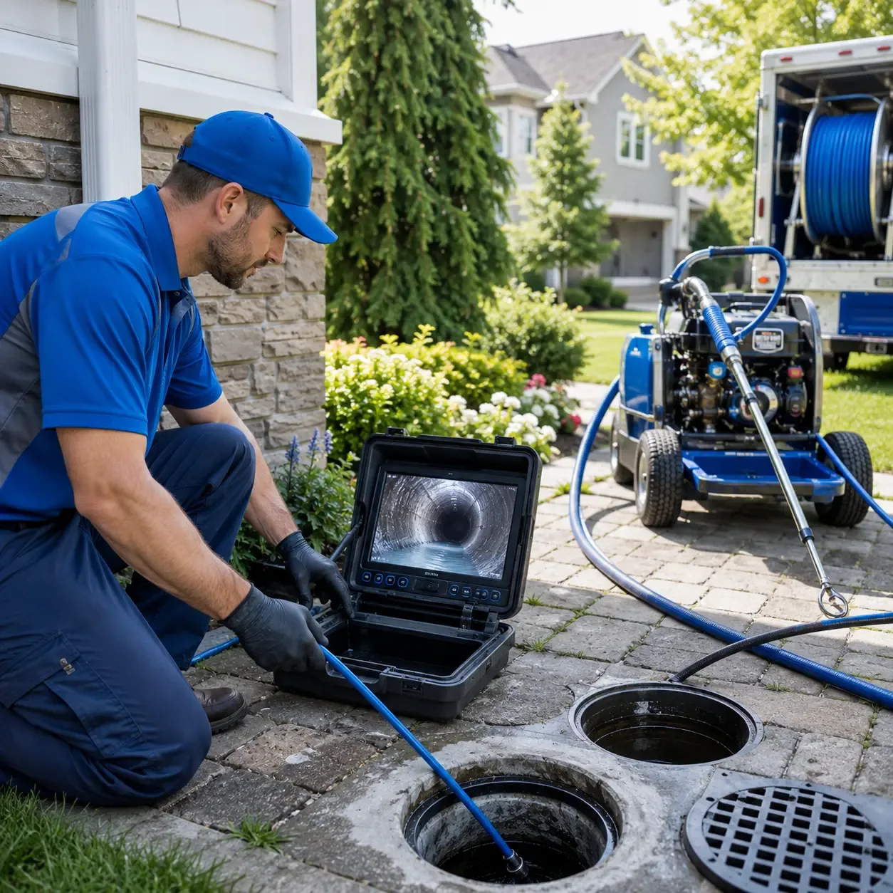 Outdoor drain cleaning professionals serving Mansfield, OH